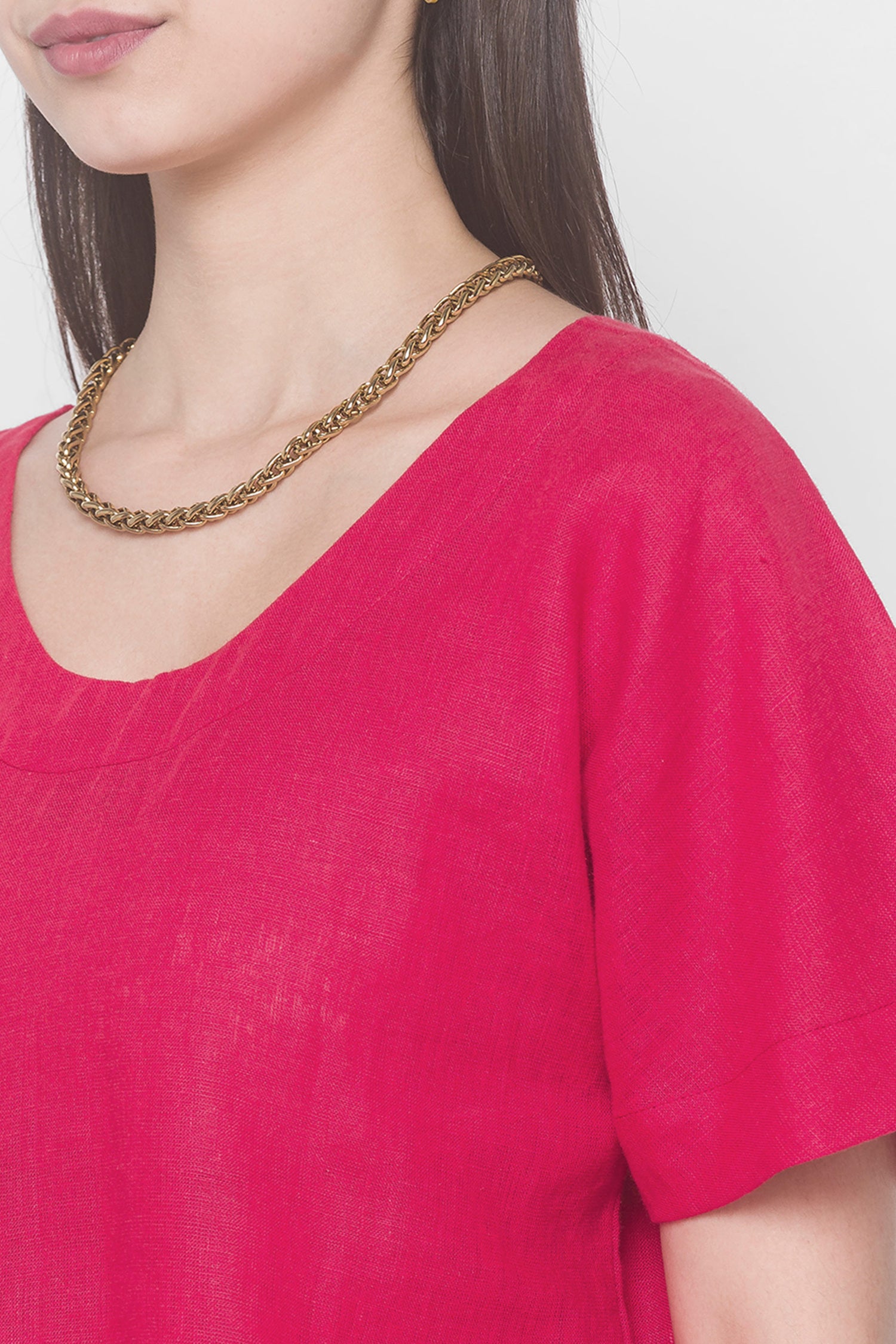 Magnolia Top Fuchsia Pink