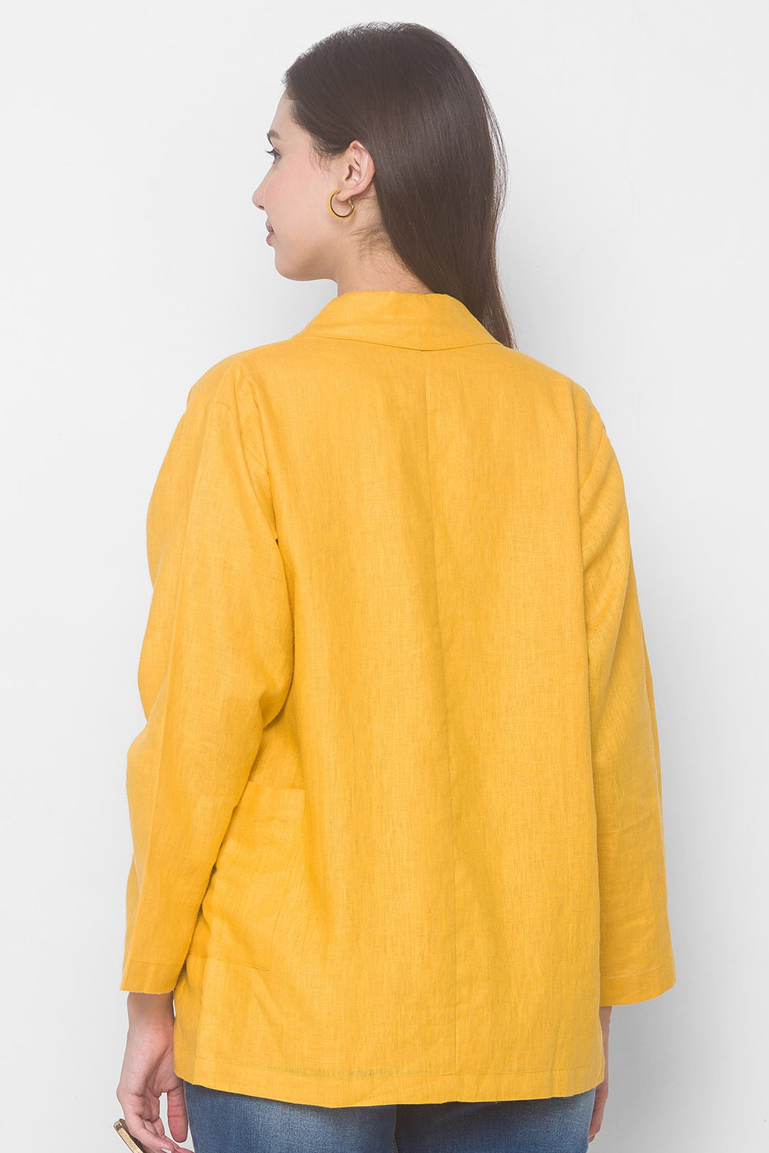 Nemesia Coat Raw Linen