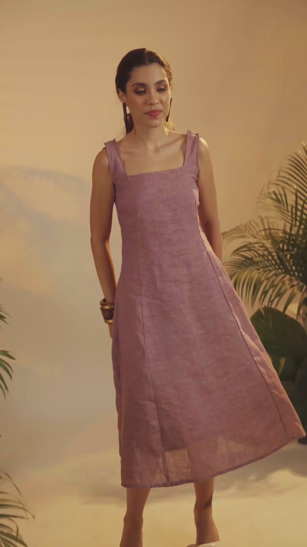 Mira Dress Sunwashed Lilac