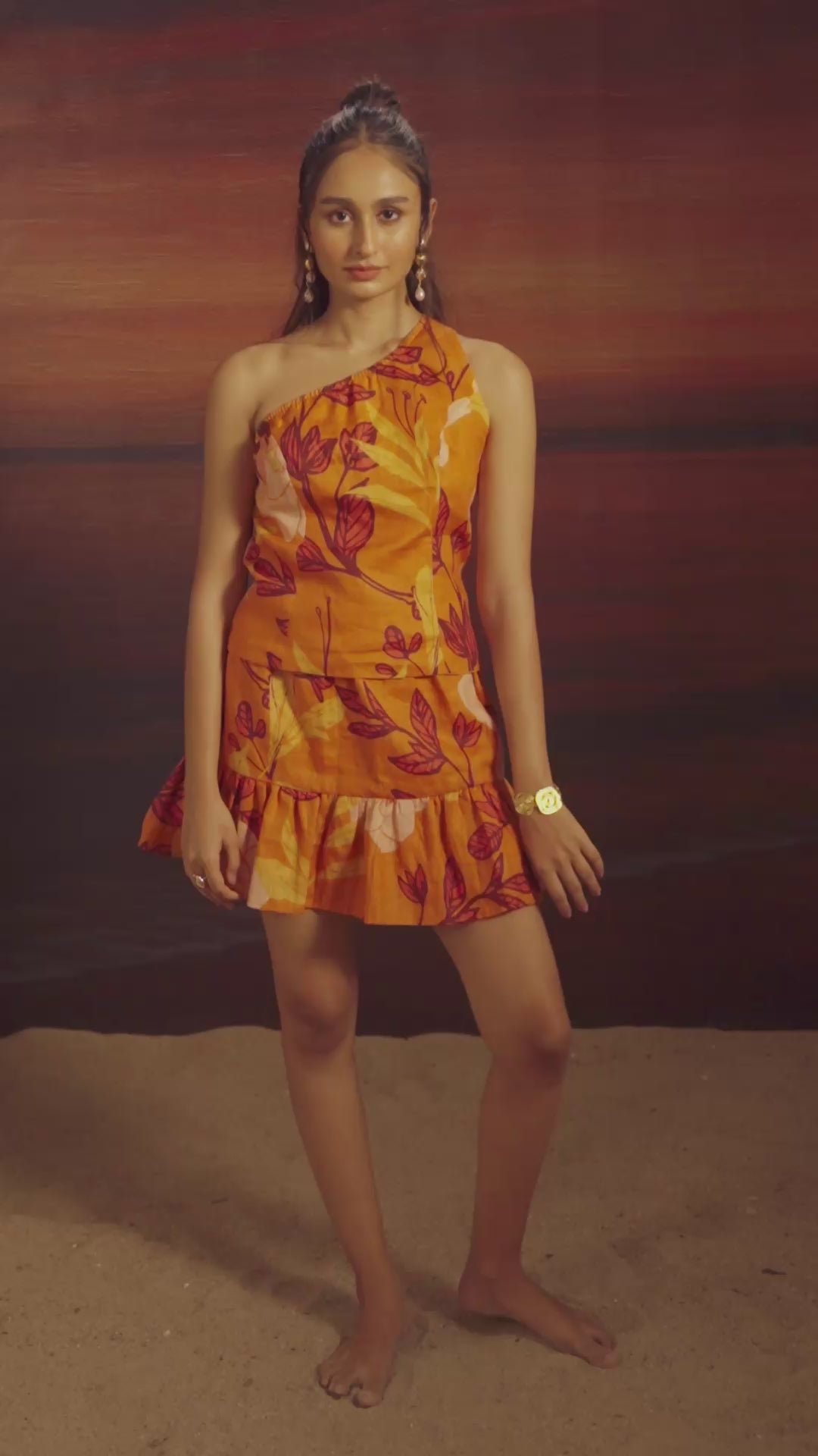 Kaia Set Saumon Orange