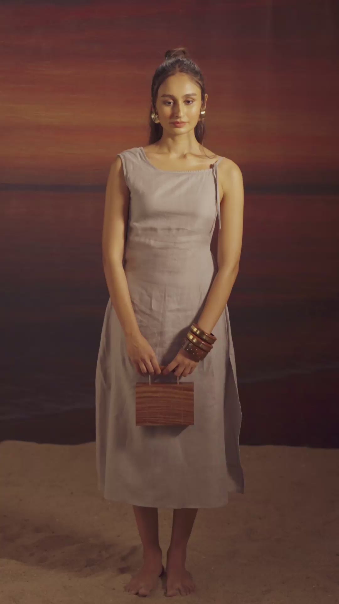Rhea Dress Cloud Grey
