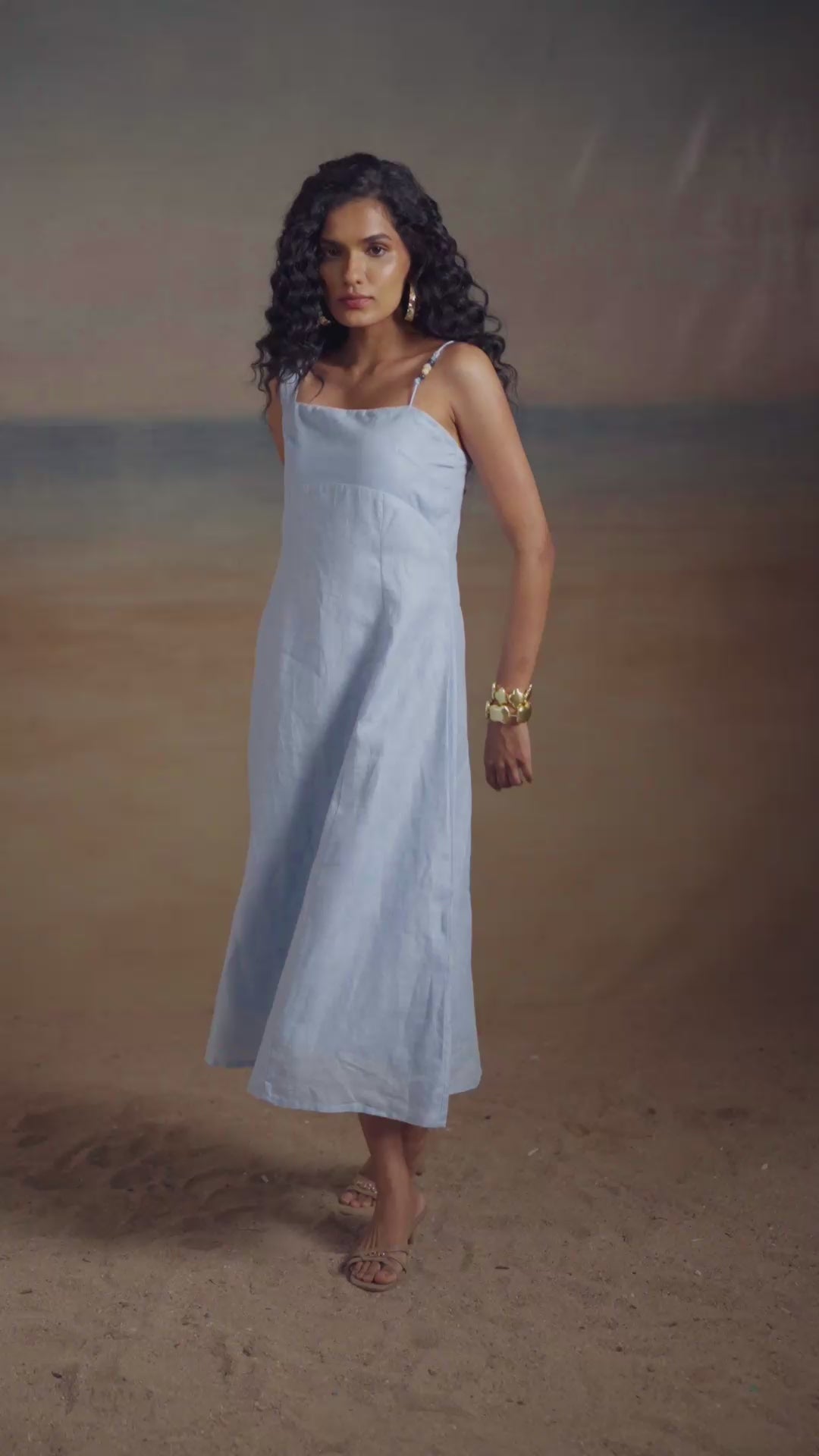 Nessa Dress Sky Blue
