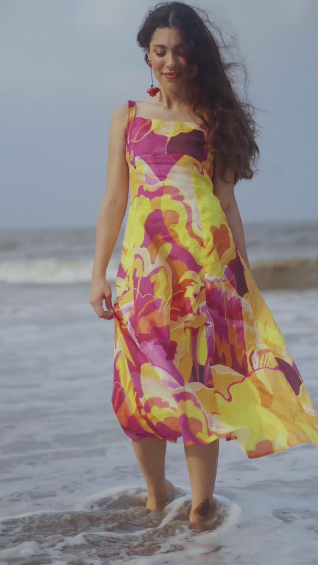 Nessa Dress Prune Purple