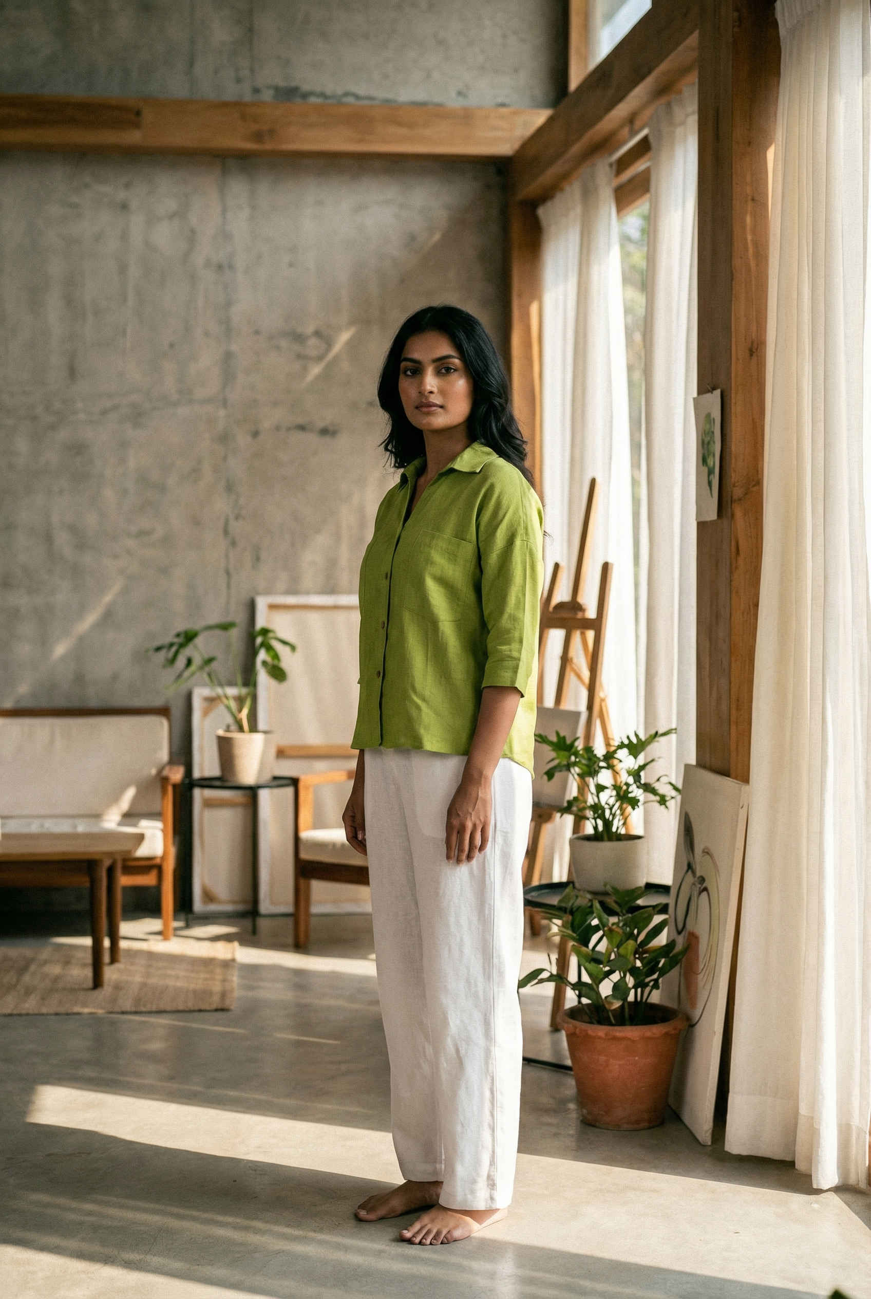 Zoey Shirt Shamrock Green