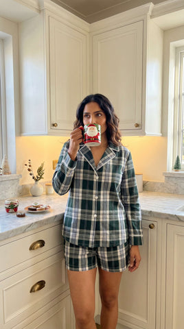 Holly Starlit Set Green Tartan