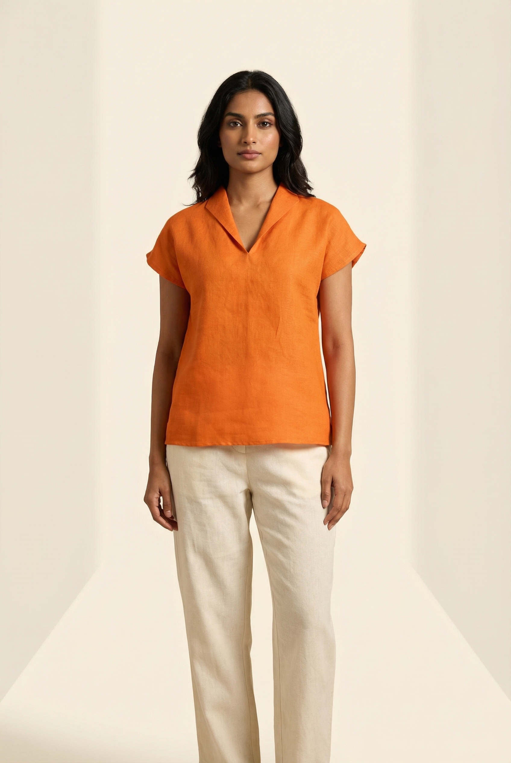 Maelis Top Juicy Tangerine
