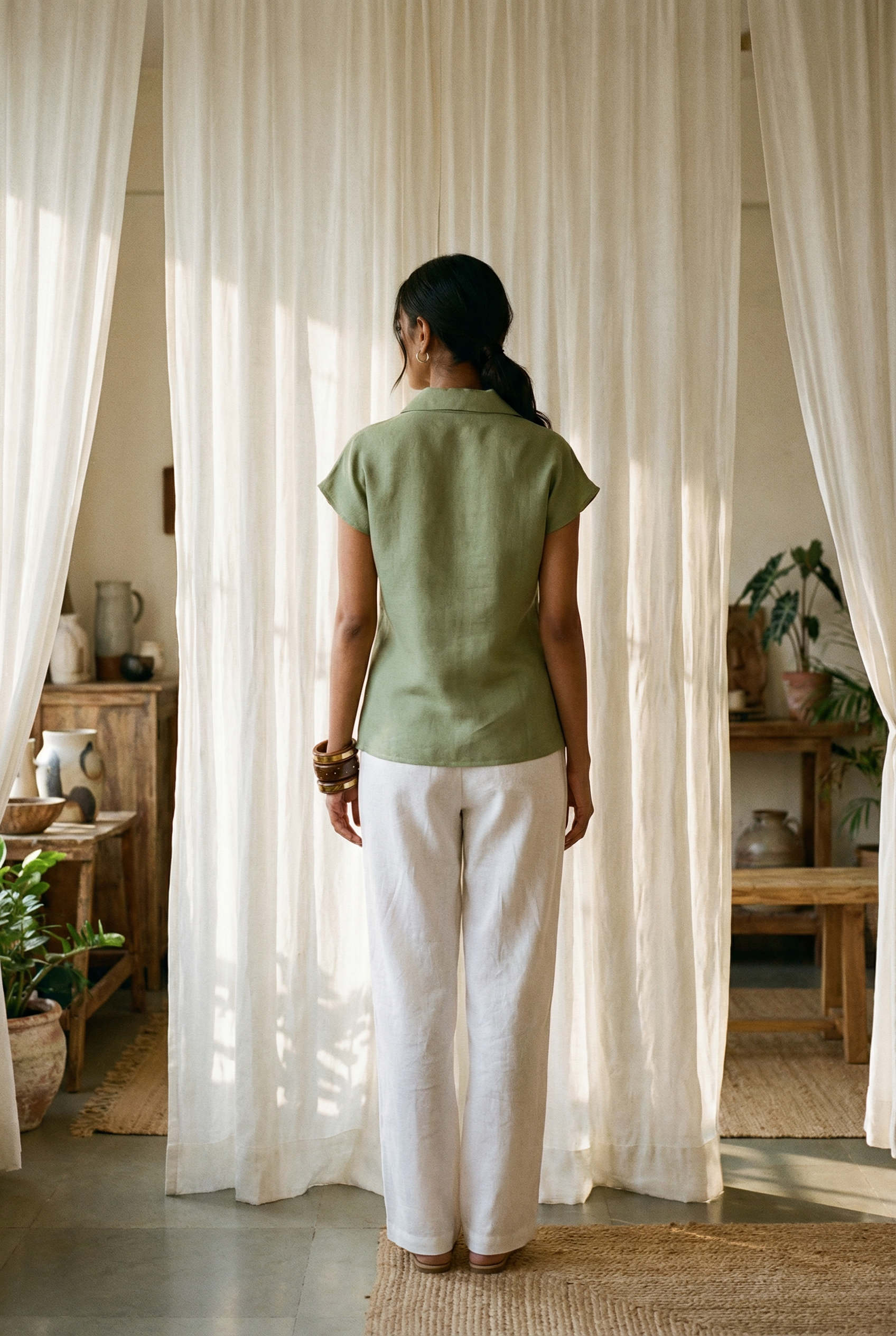 Maelis Top Soft Olive