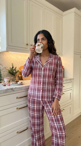 Holly Shirt Pink Tartan