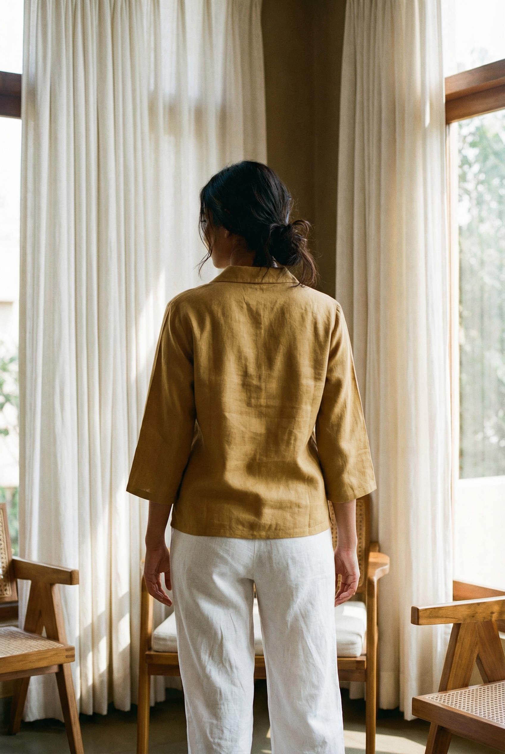 Laelia Shirt Ecru Beige