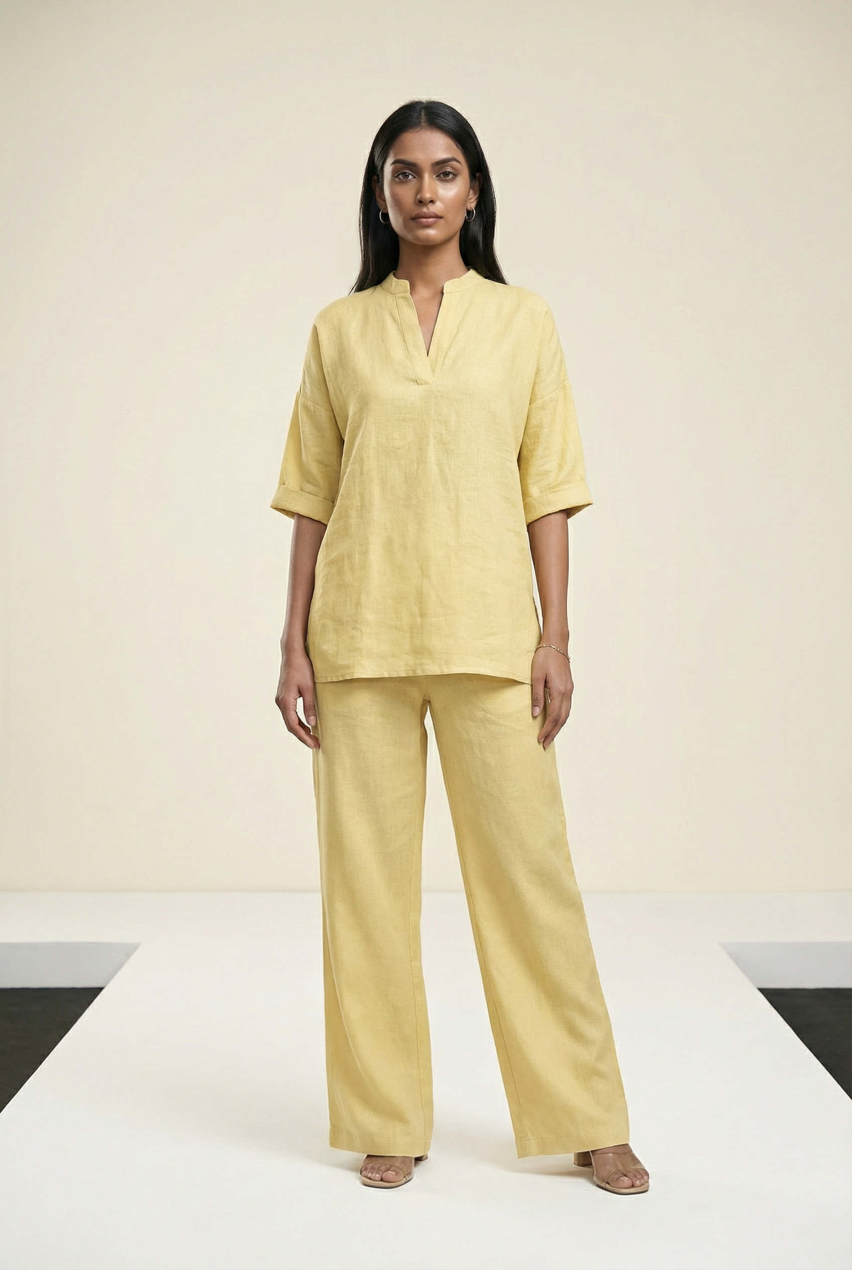 Maria Top Lemon Yellow
