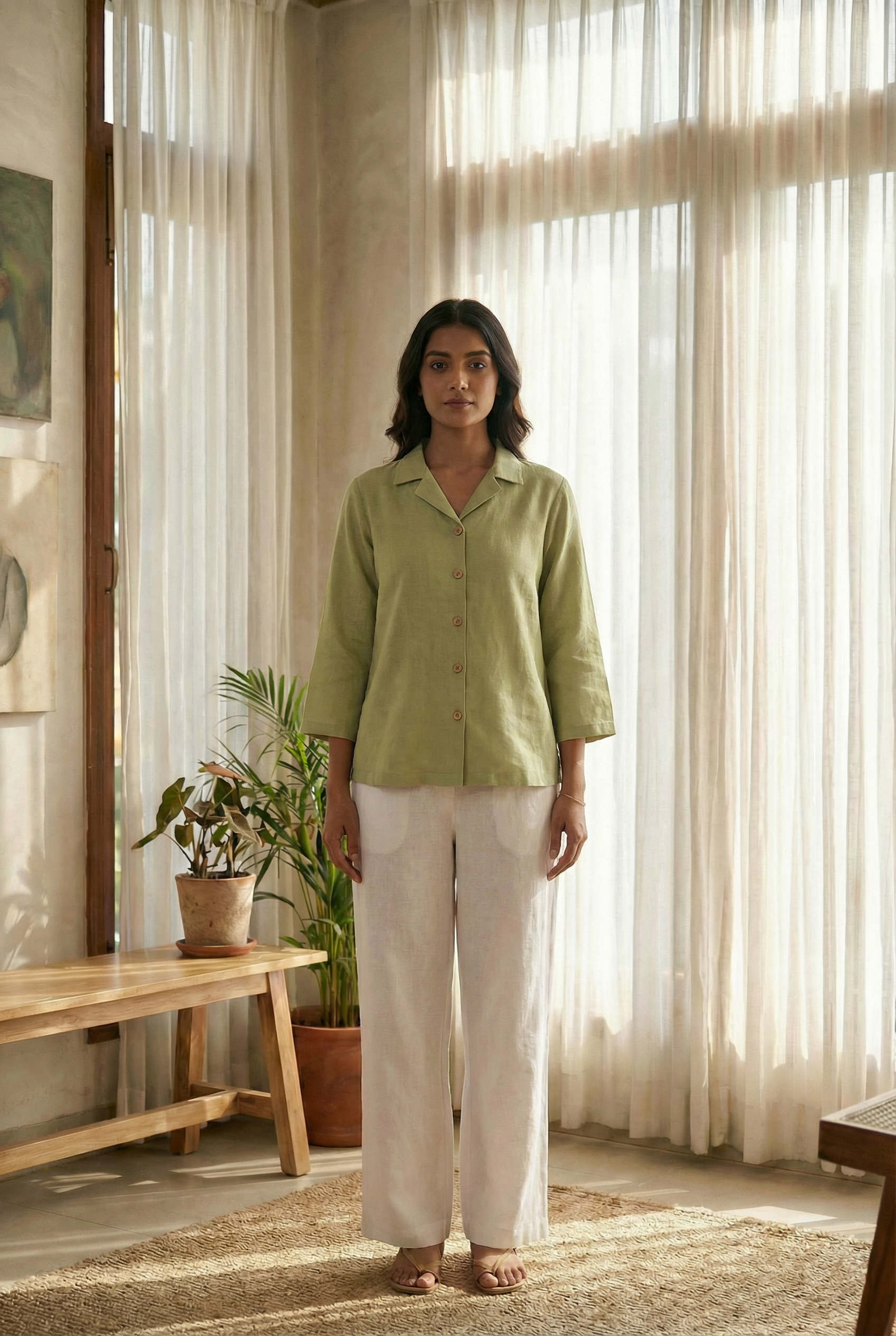 Laelia Shirt Soft Olive