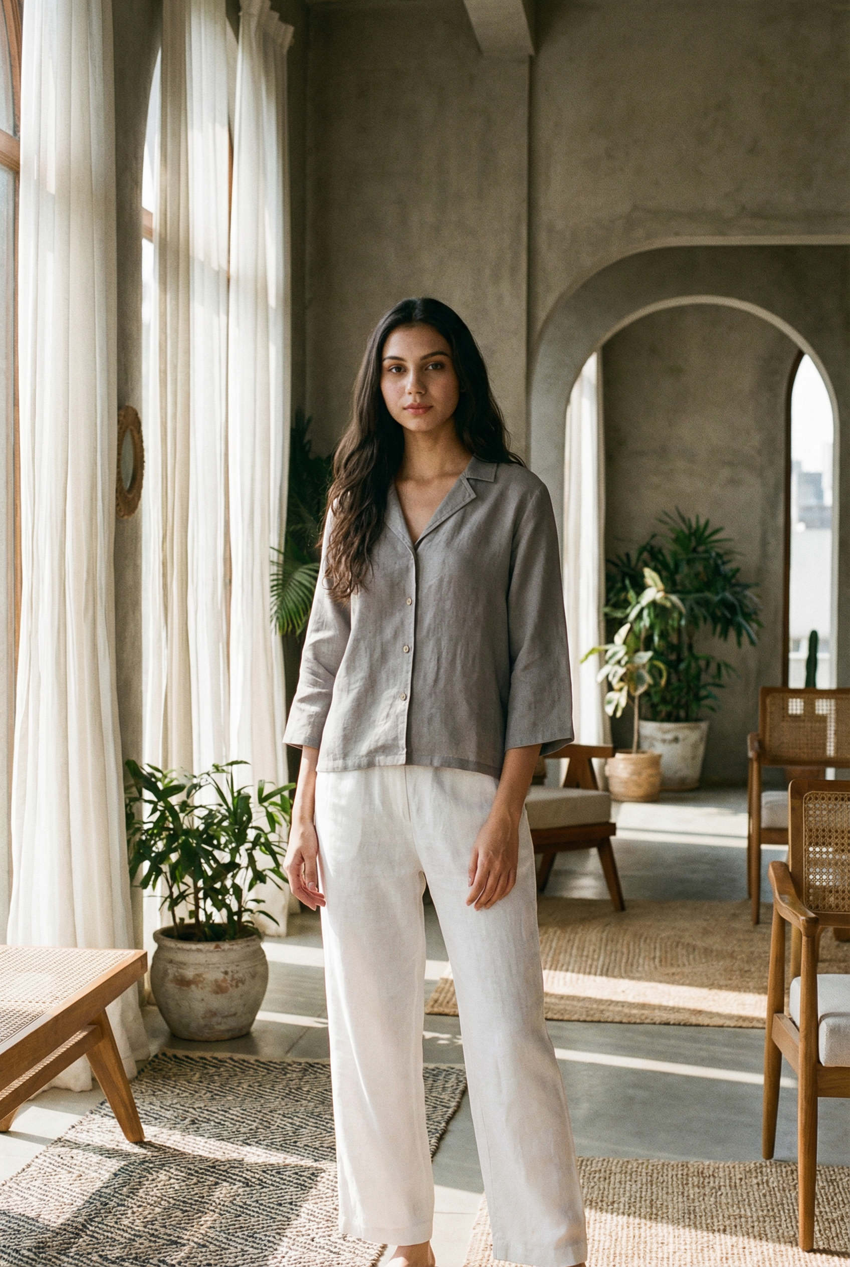 Laelia Shirt Cloud Grey