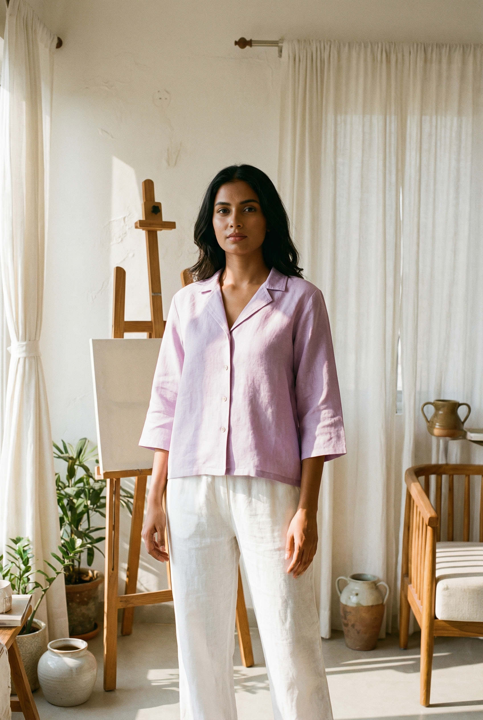 Laelia Shirt Smoky Lilac