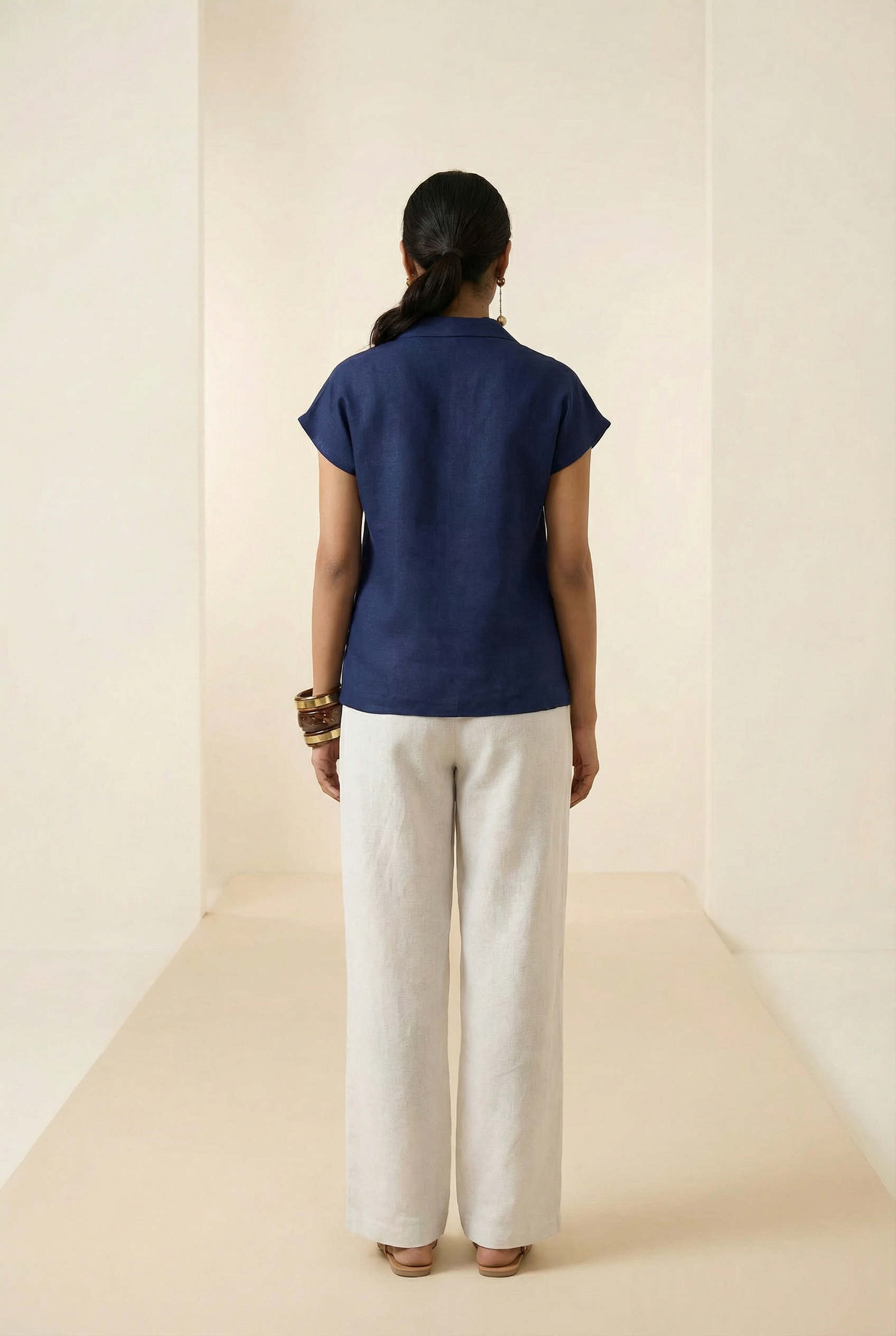 Maelis Top Carbon Blue