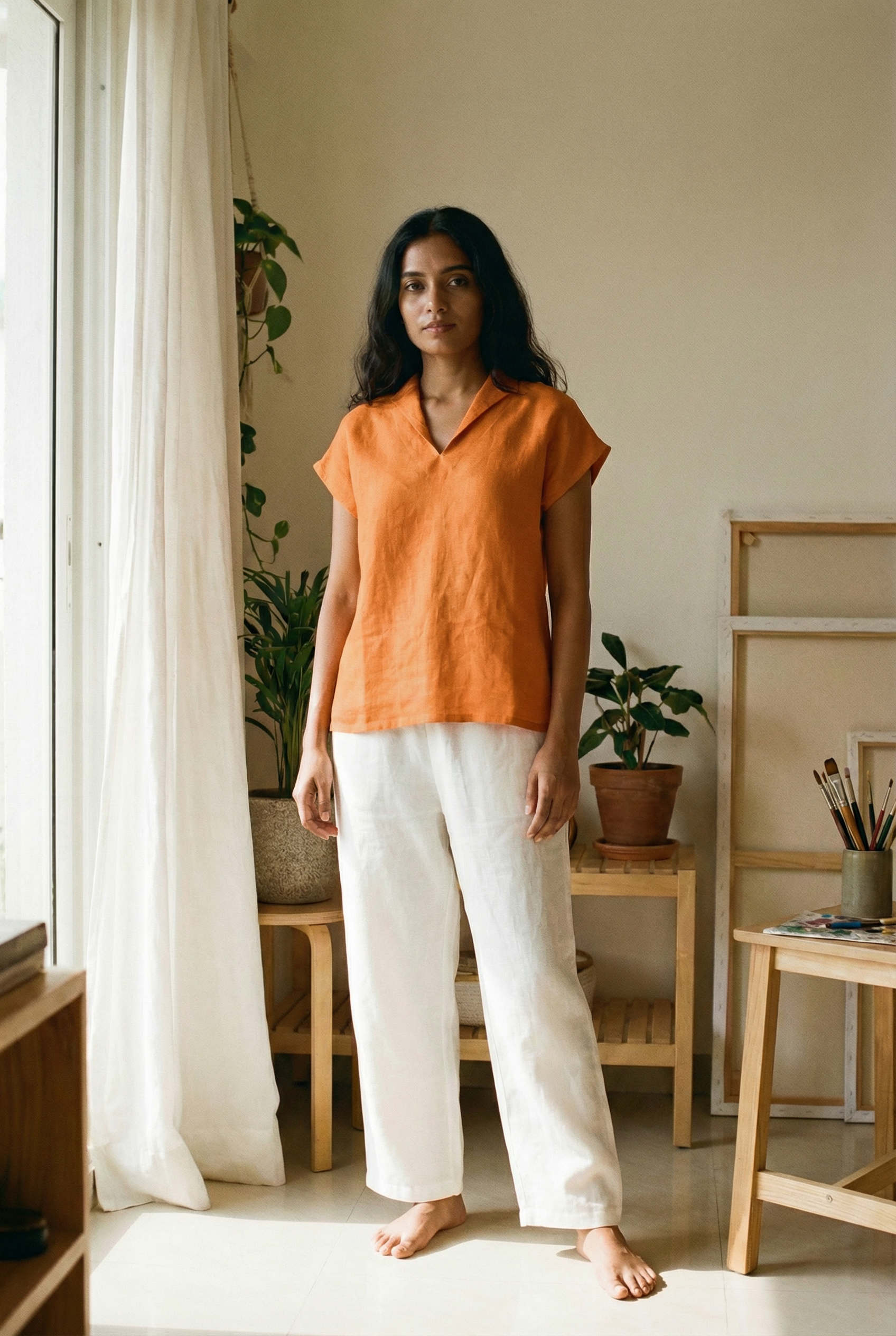 Maelis Top Juicy Tangerine