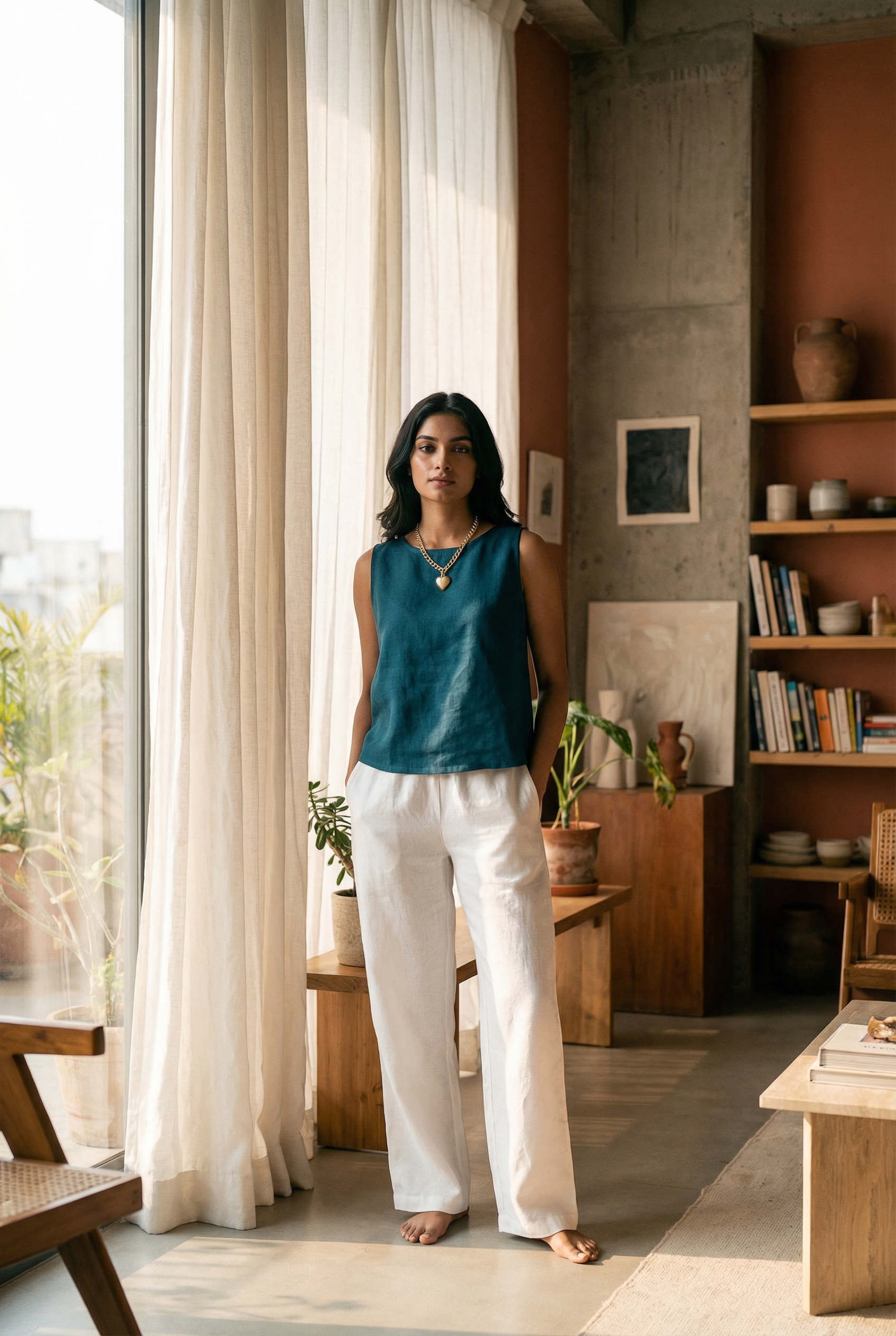 Maisie Top Agave Teal