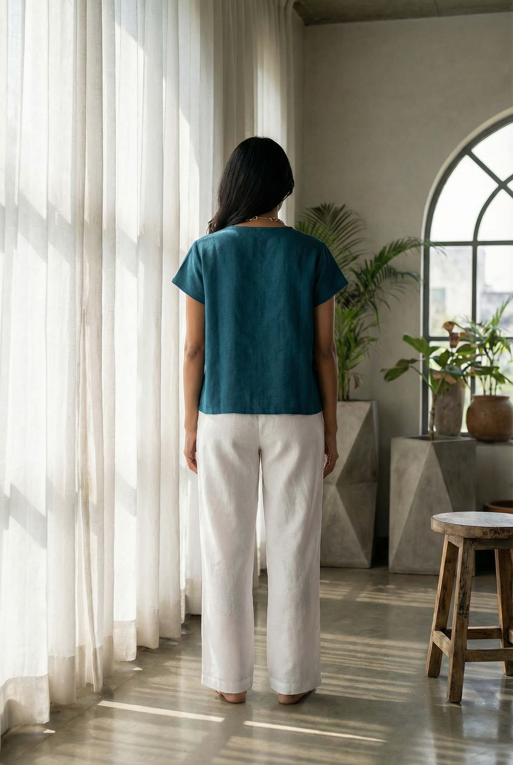 Nolana Top Agave Teal