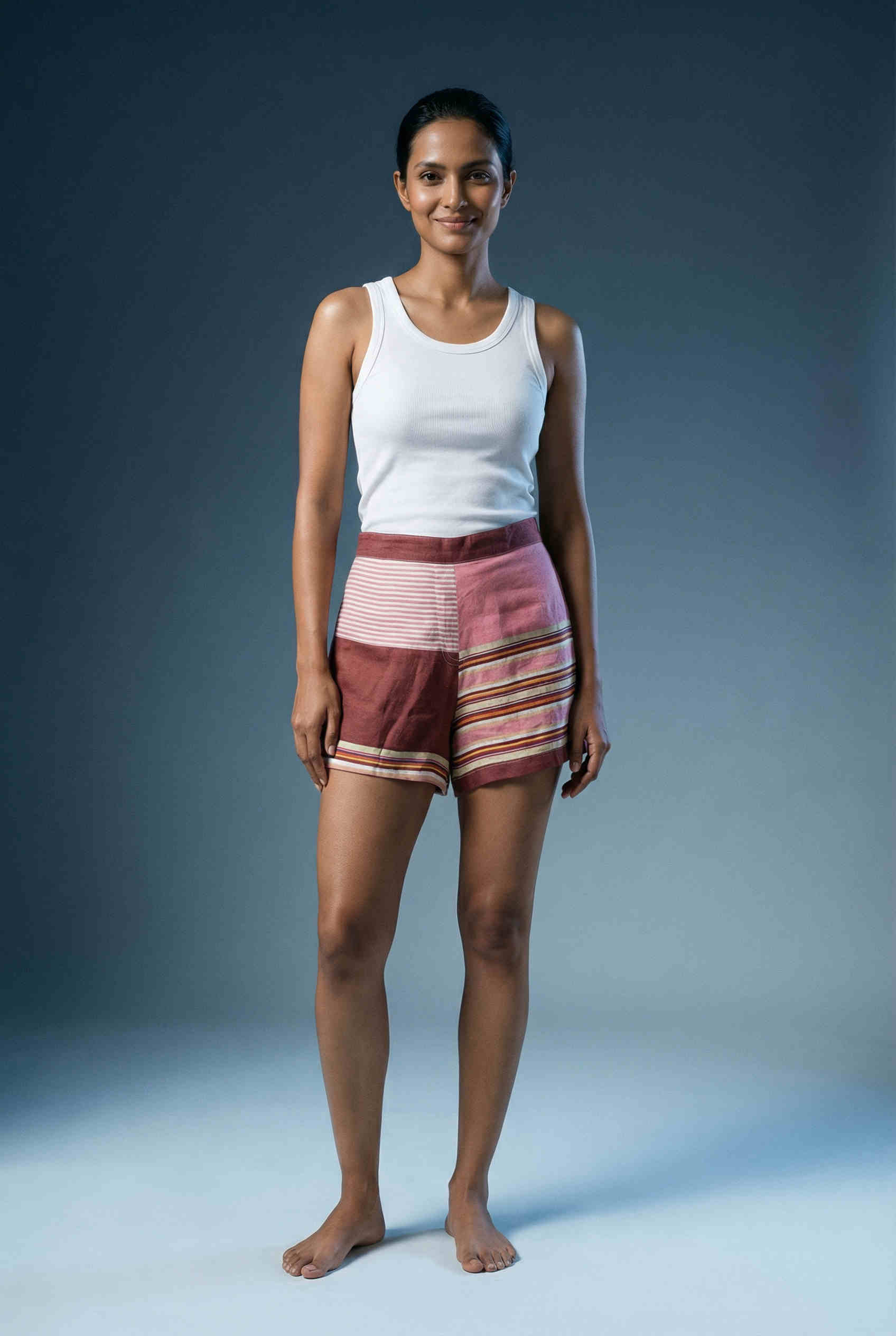 Rue Shorts Garden Stripes