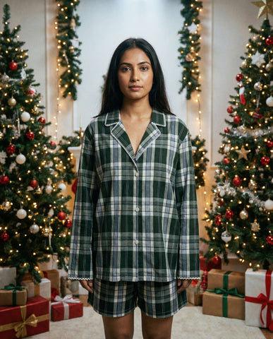 Holly Shirt Green Tartan