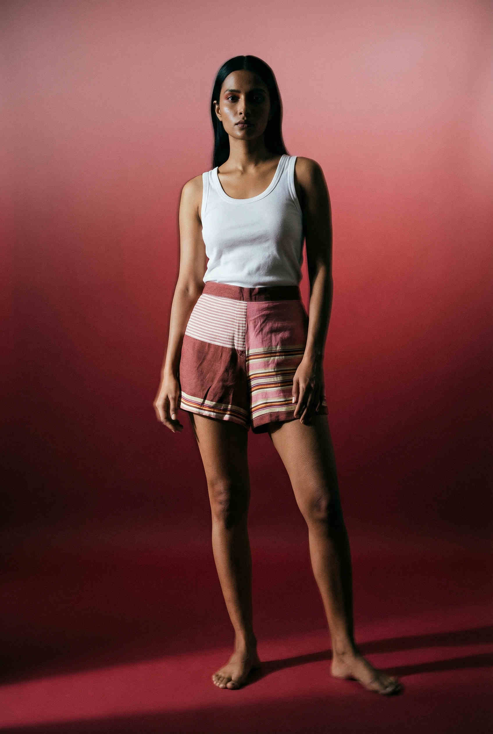 Rue Shorts Garden Stripes