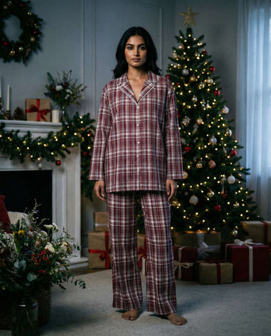 Holly Shirt Pink Tartan