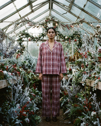 Holly Aura Set Pink Tartan