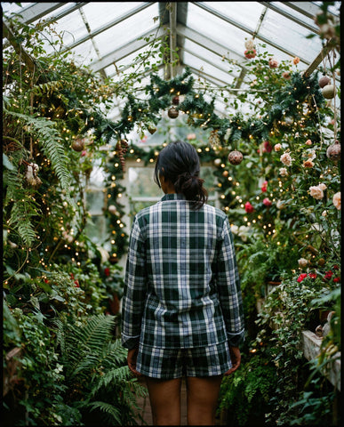 Holly Starlit Set Green Tartan