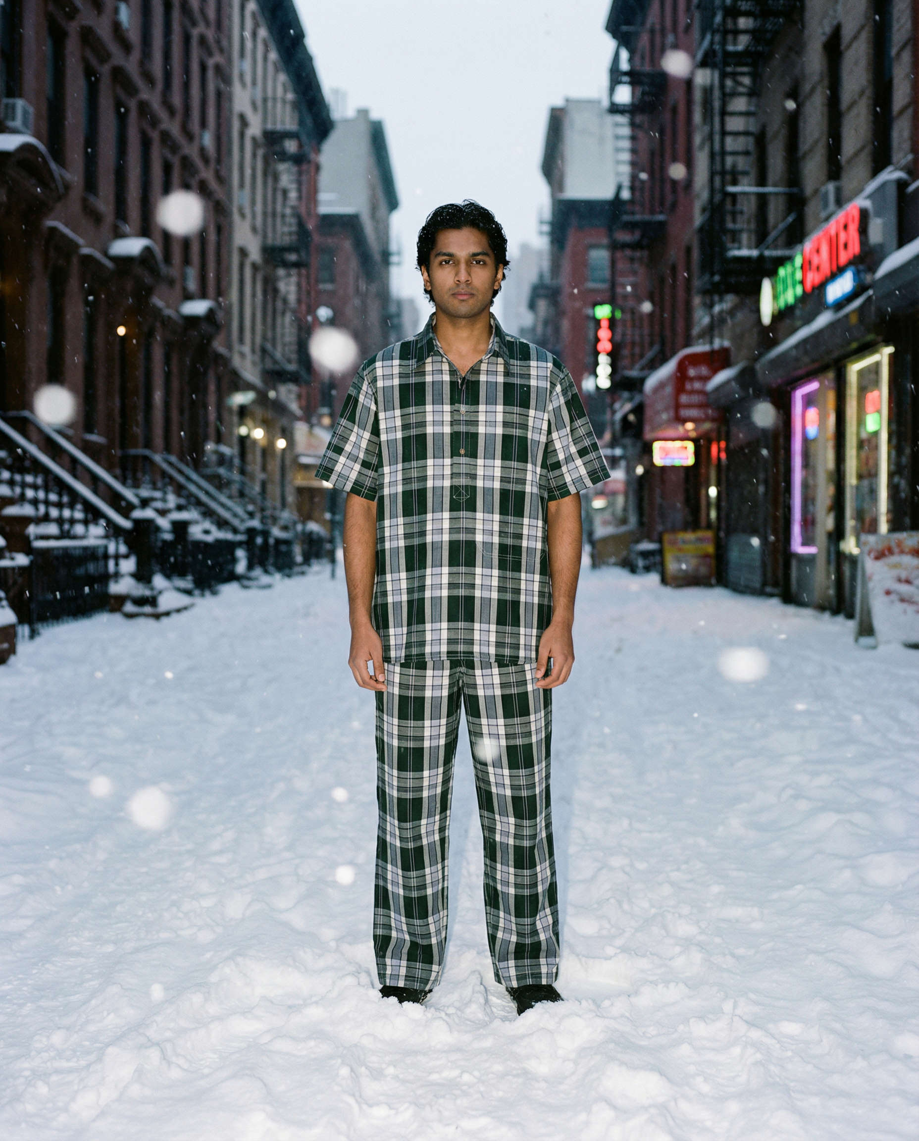 Eden Shirt Green Tartan