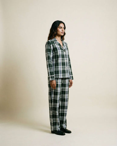 Holly Aura Set Green Tartan
