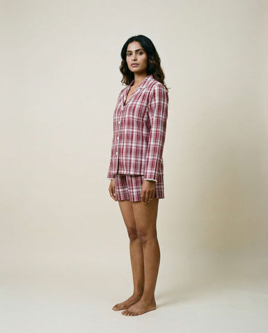 Holly Starlit Set Pink Tartan