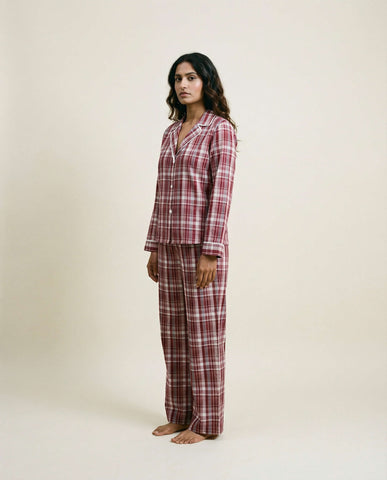 Holly Aura Set Pink Tartan