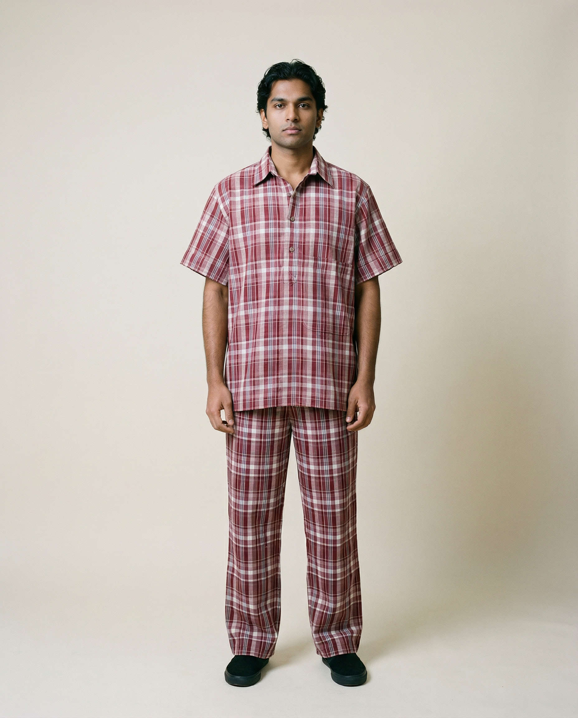 Eden Shirt Pink Tartan