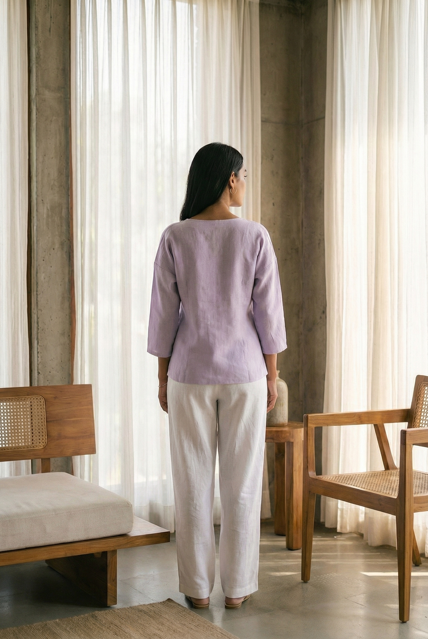 Maya Top Smoky Lilac