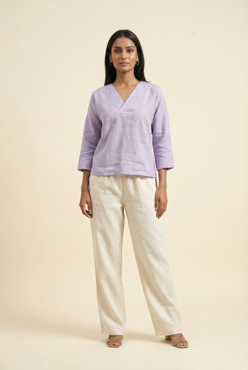 Maya Top Smoky Lilac