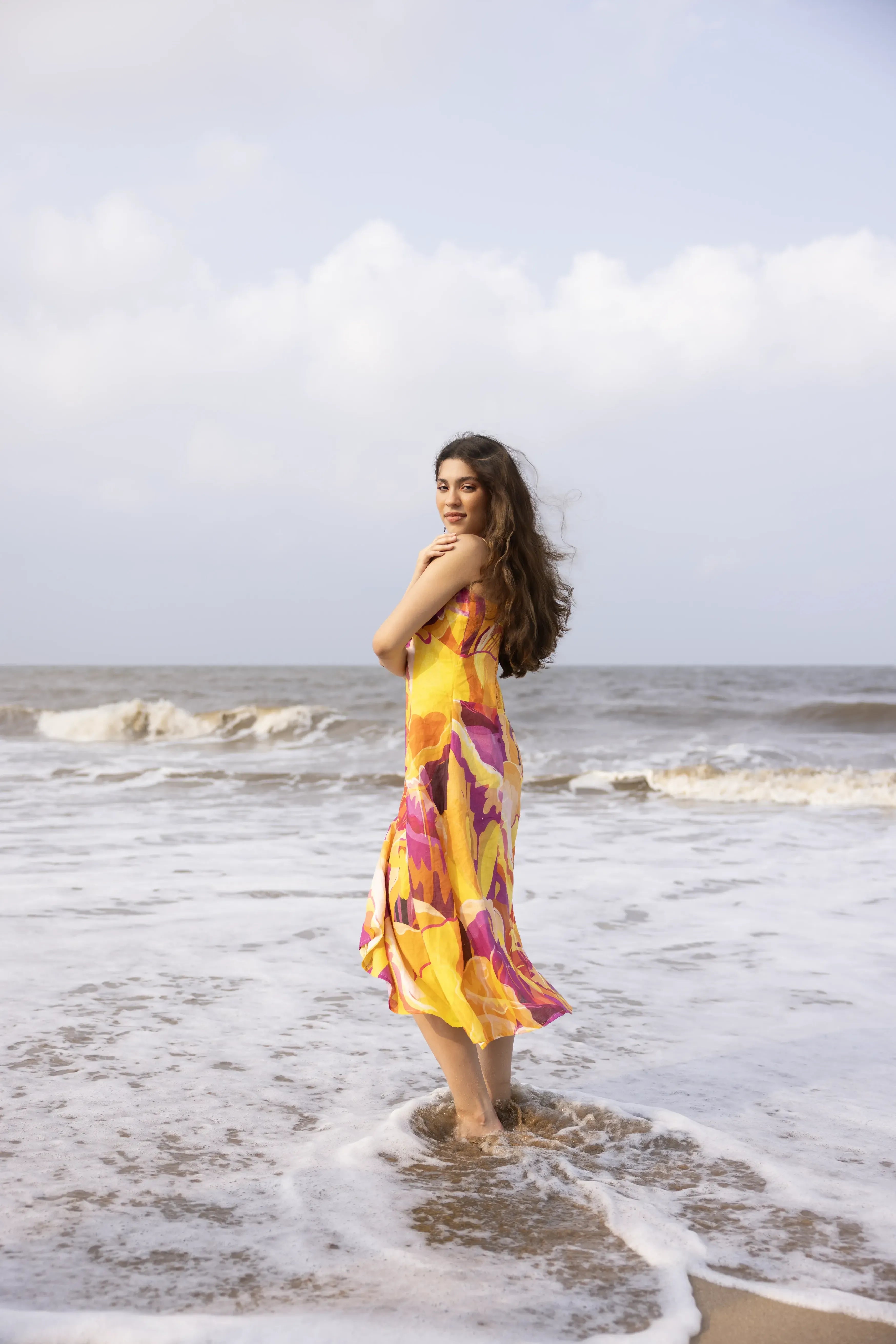 Nessa Dress Prune Purple