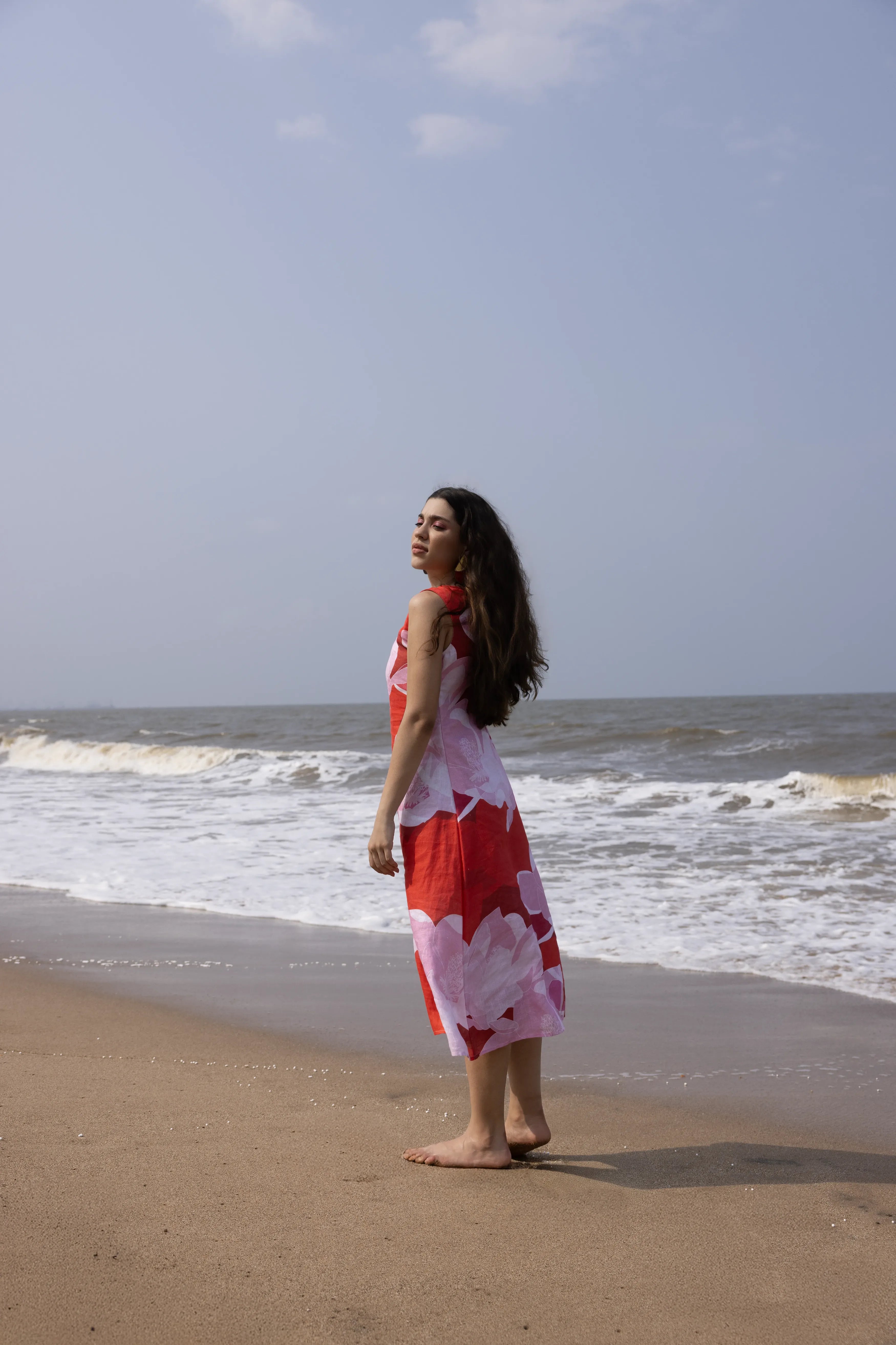 Luna Dress Coeur Red