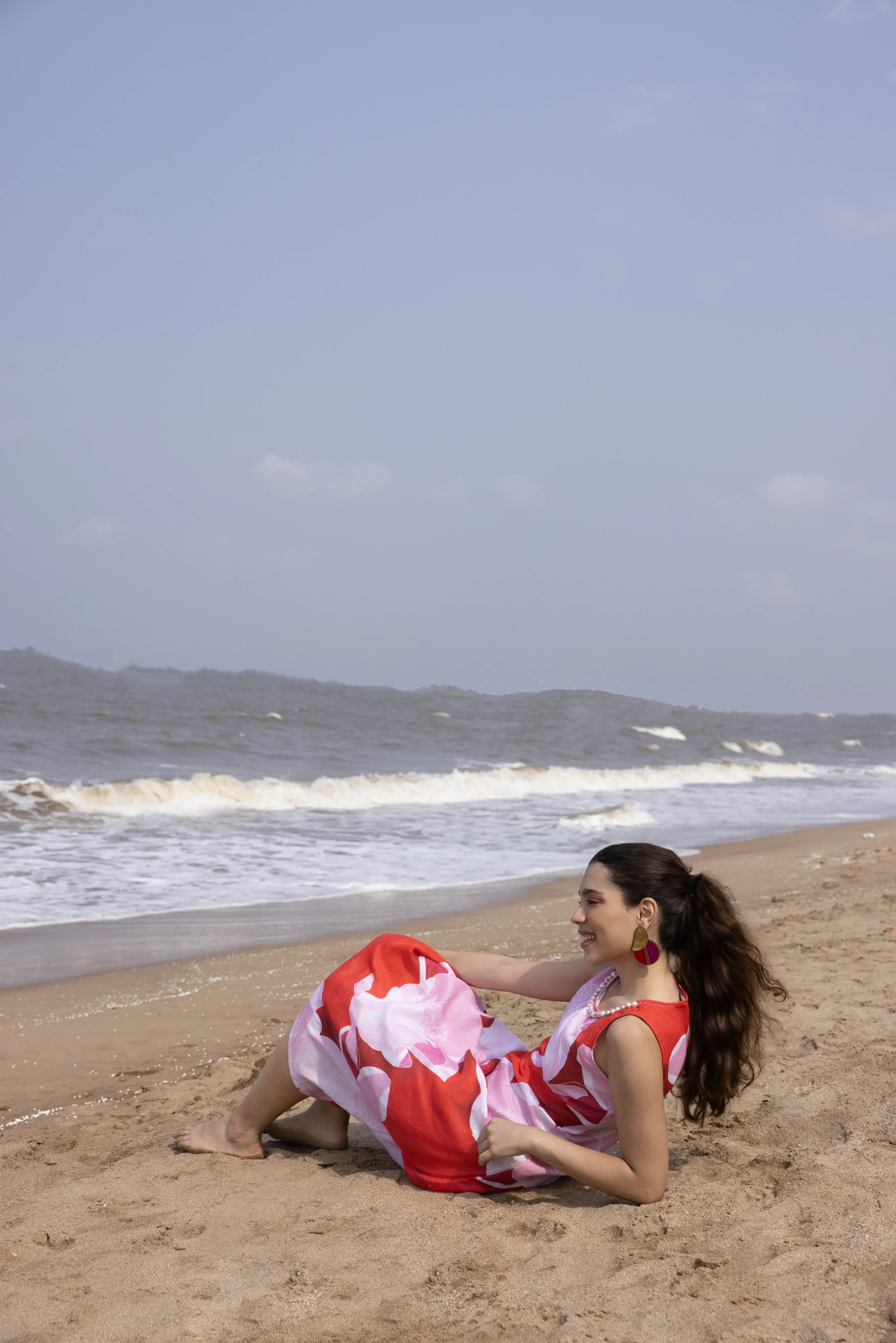 Luna Dress Coeur Red