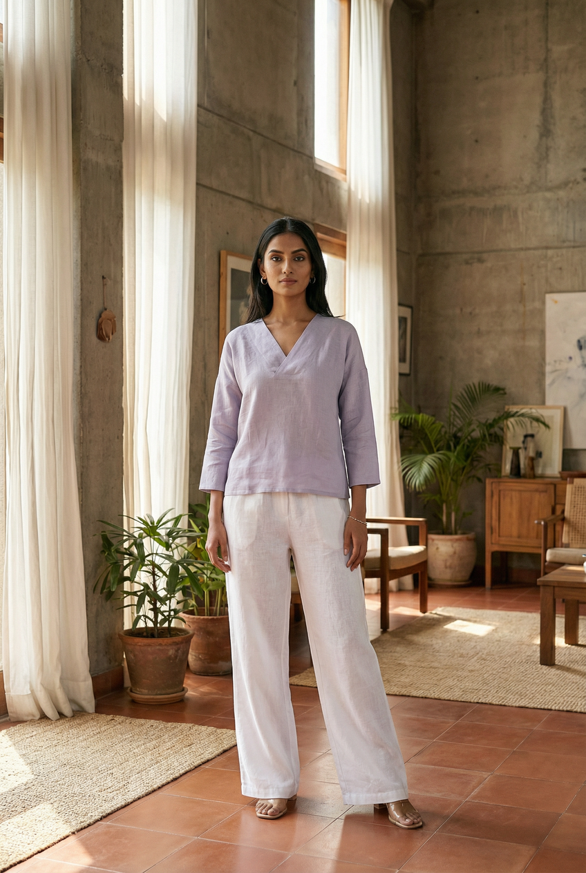 Maya Top Smoky Lilac