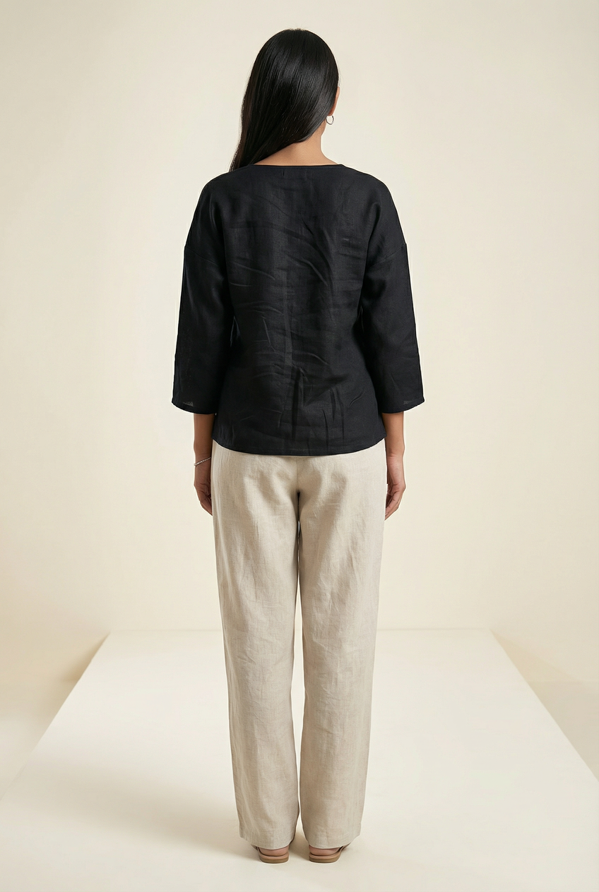 Maya Top Jet Black