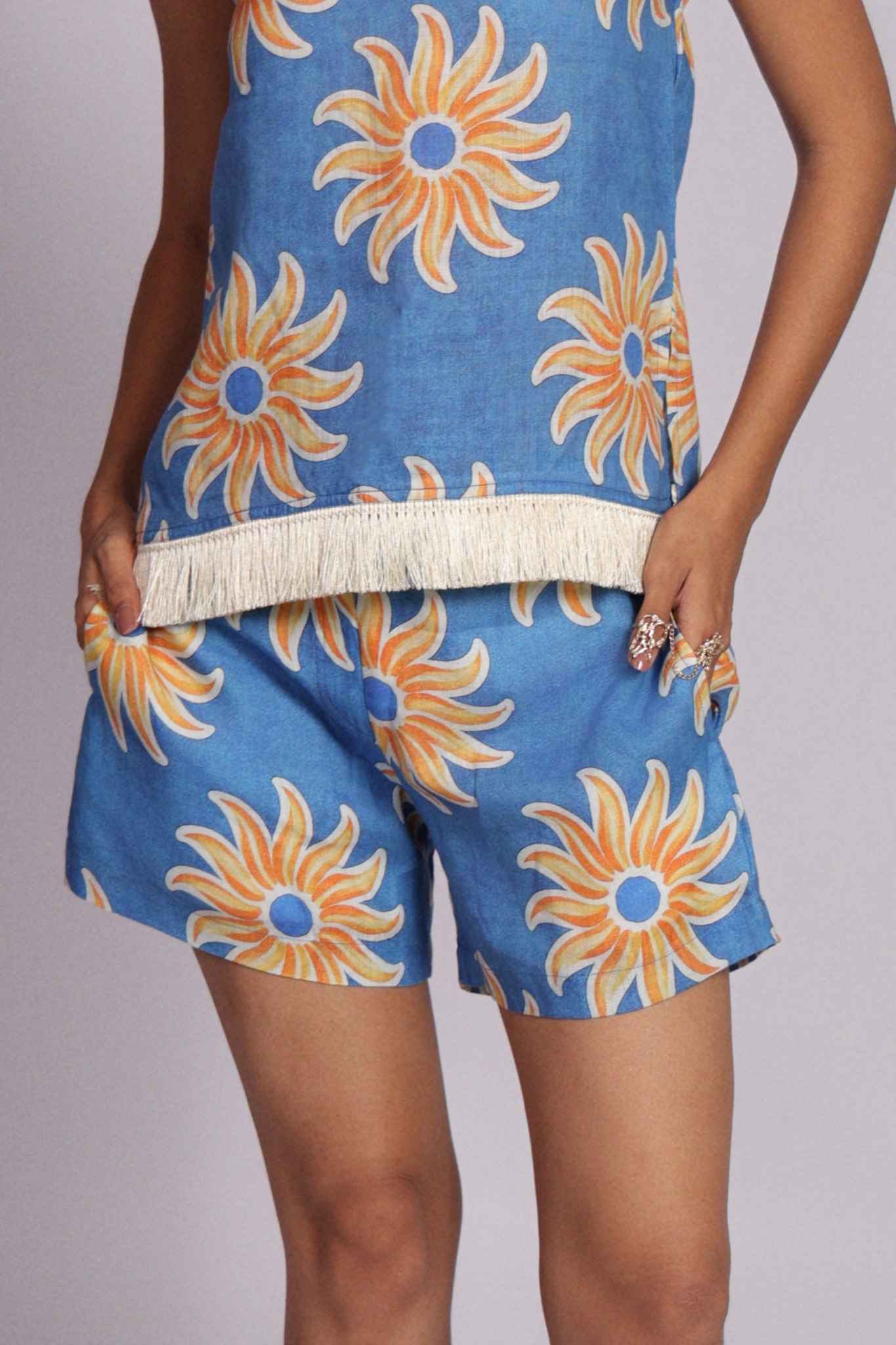 Sibyl Shorts Solar Bloom