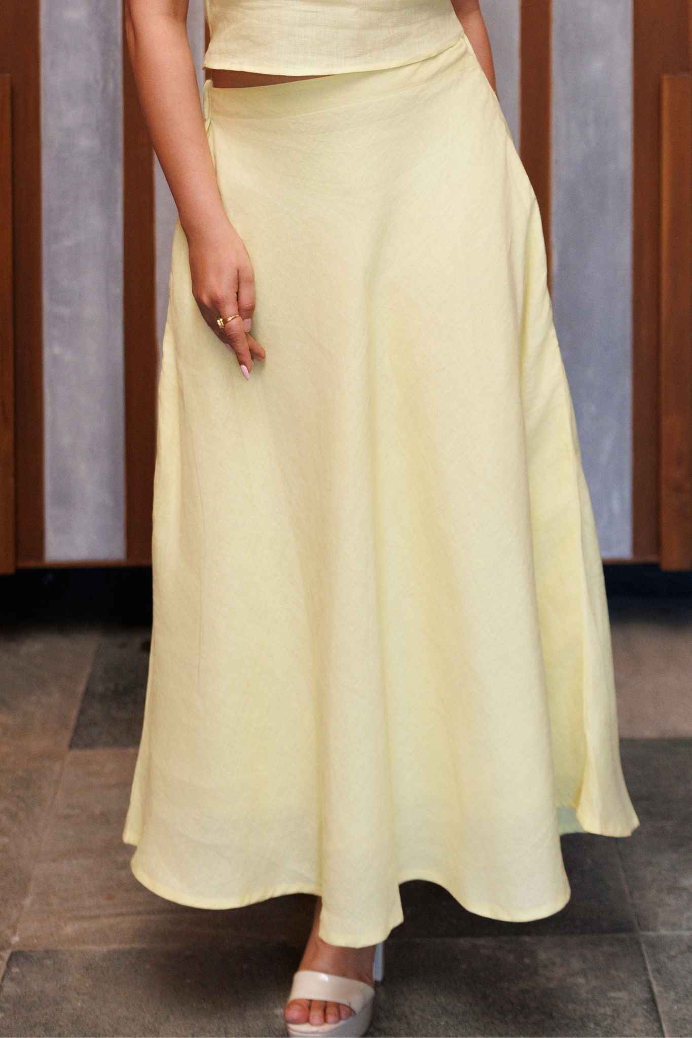 Tulum Skirt Lemon Yellow