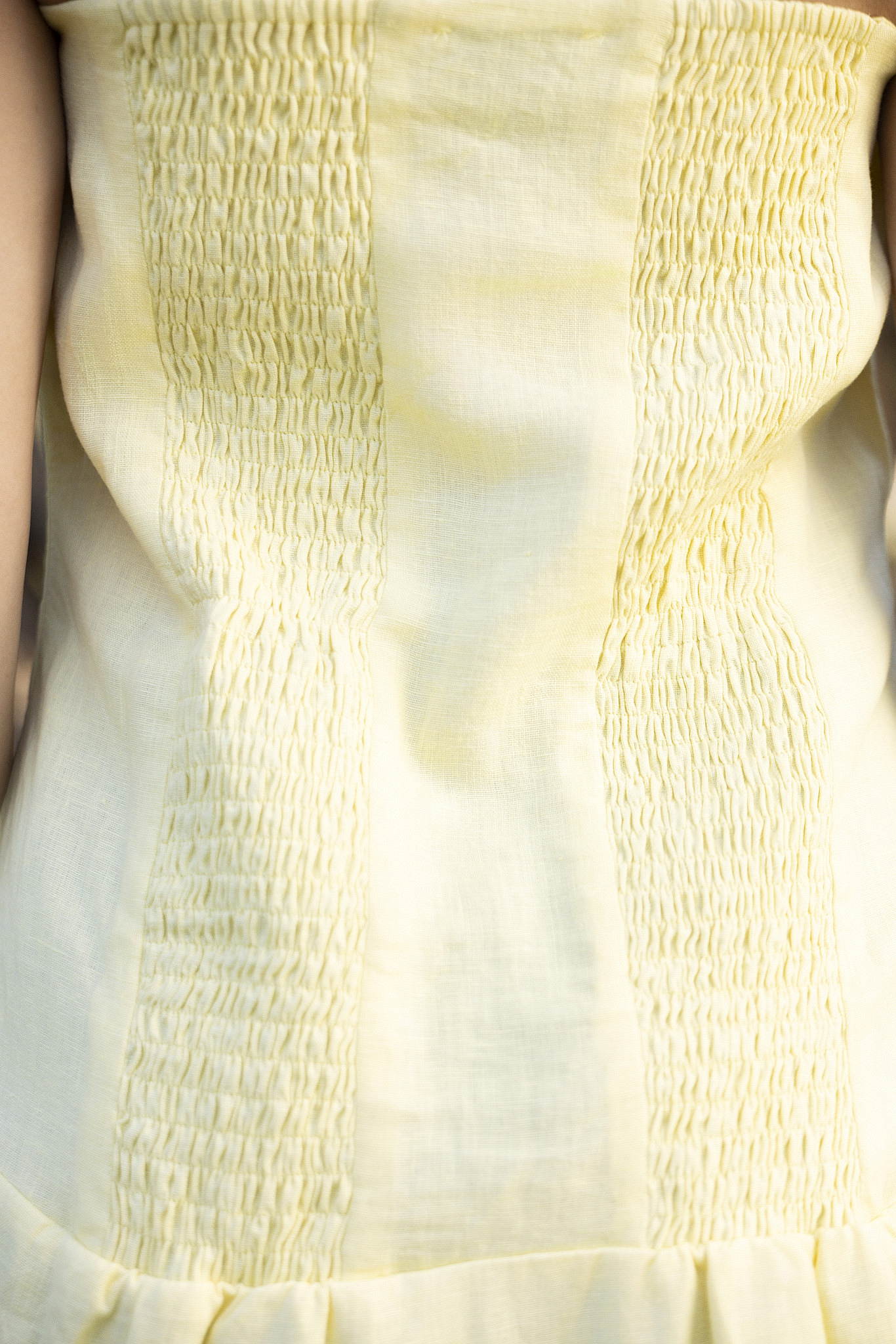 Elena Dress Lemon Yellow