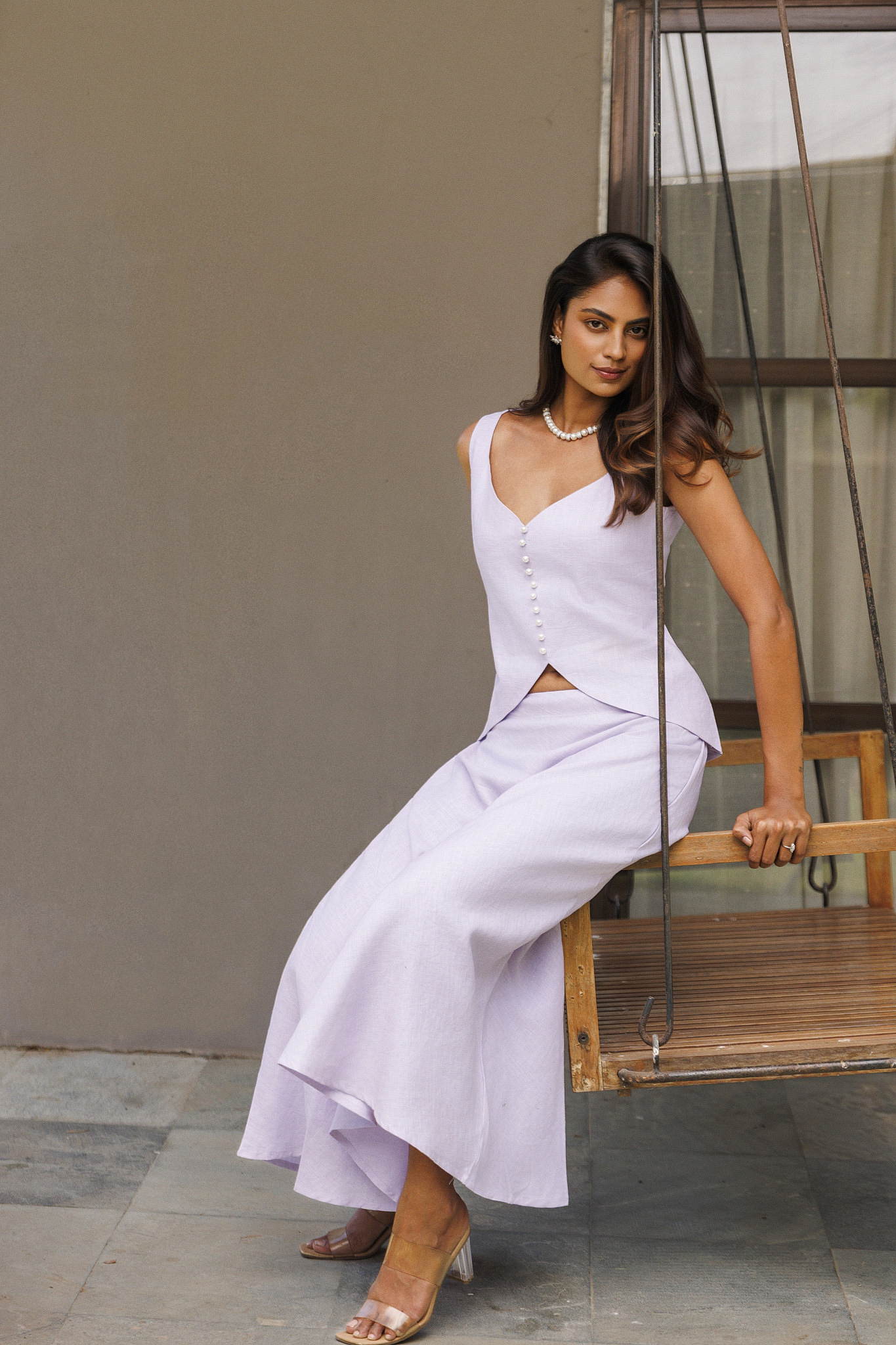 Tulum Skirt Smoky Lilac