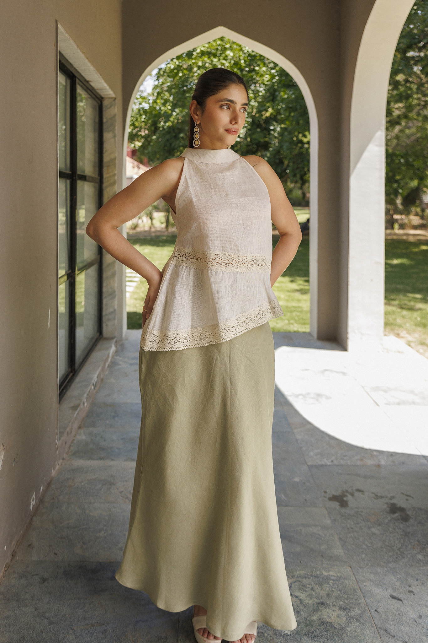 Ana Skirt Soft Olive