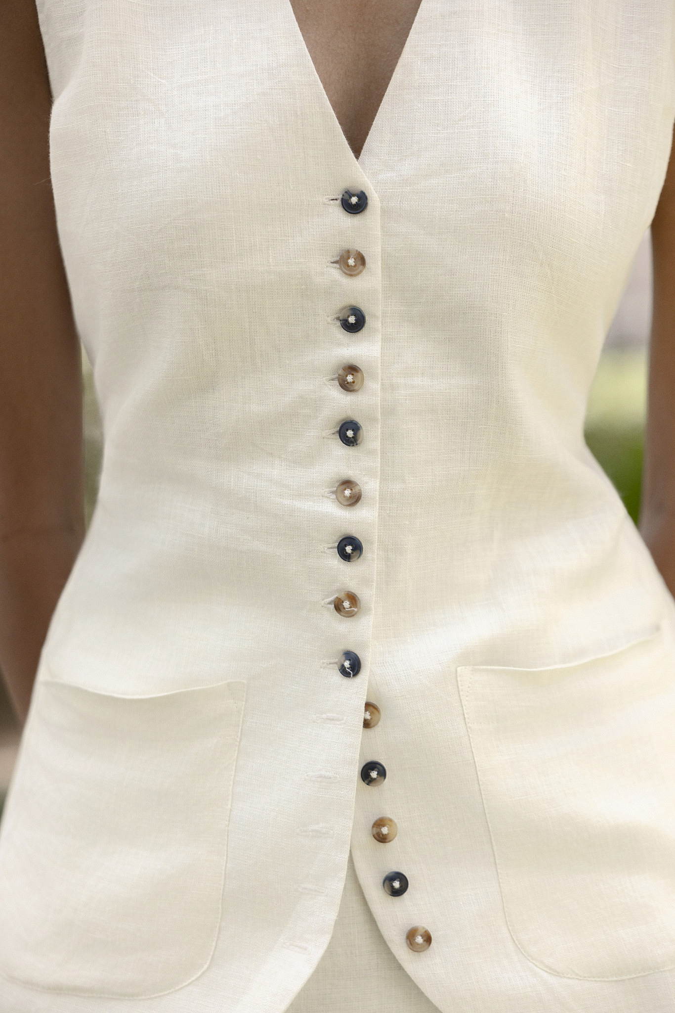 Alana Vest Butter Yellow