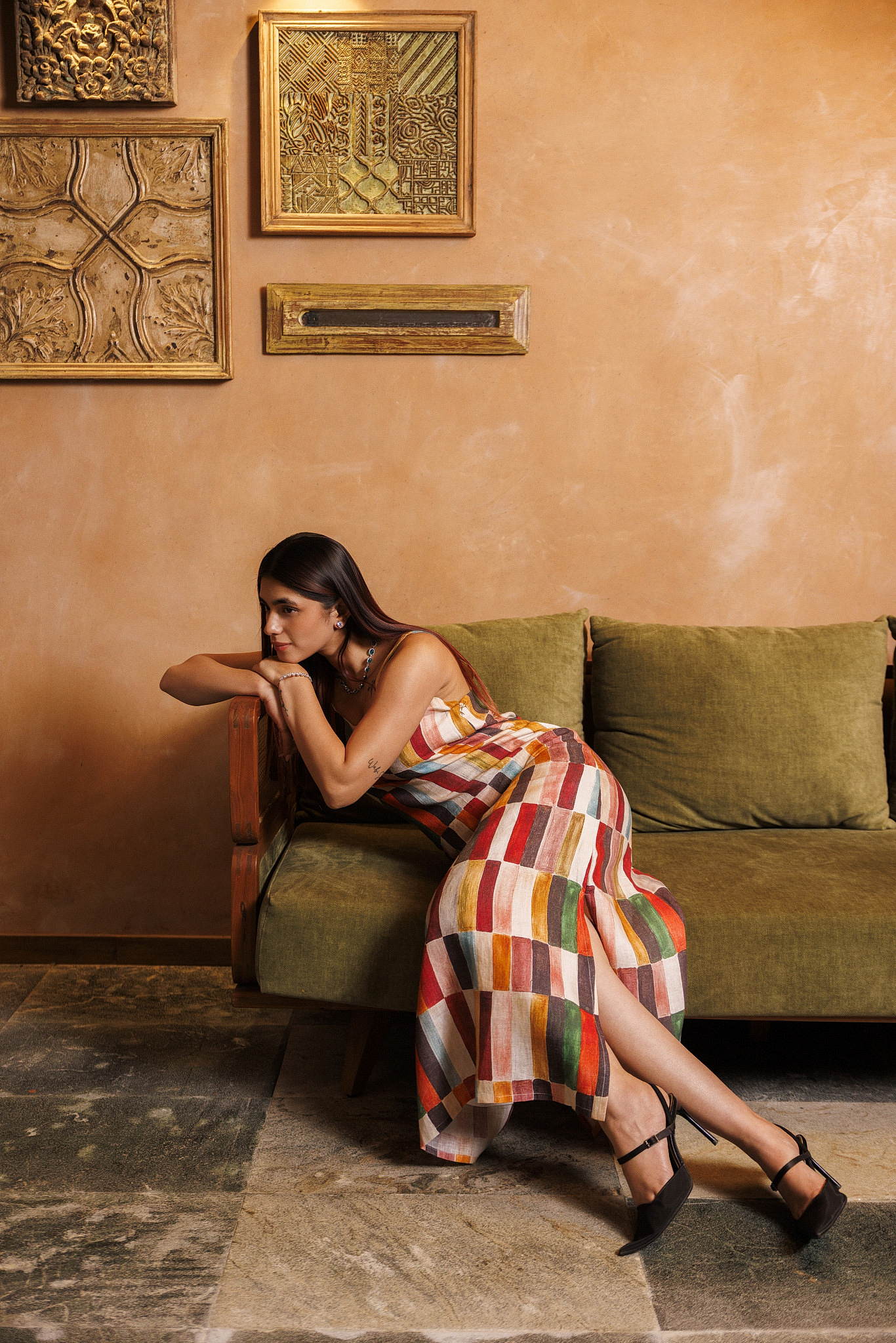 Tessa Dress Ceramic Moisac