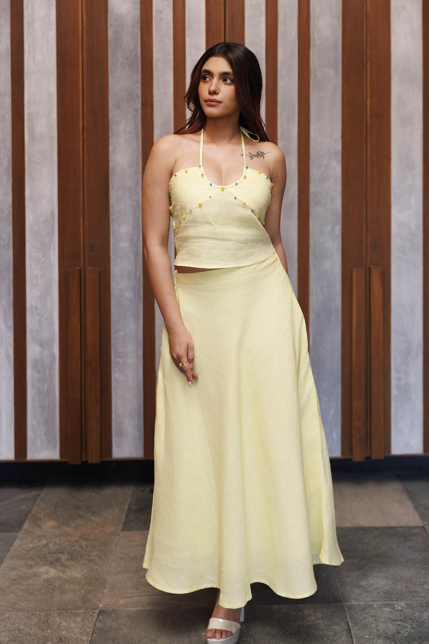 Tulum Skirt Lemon Yellow
