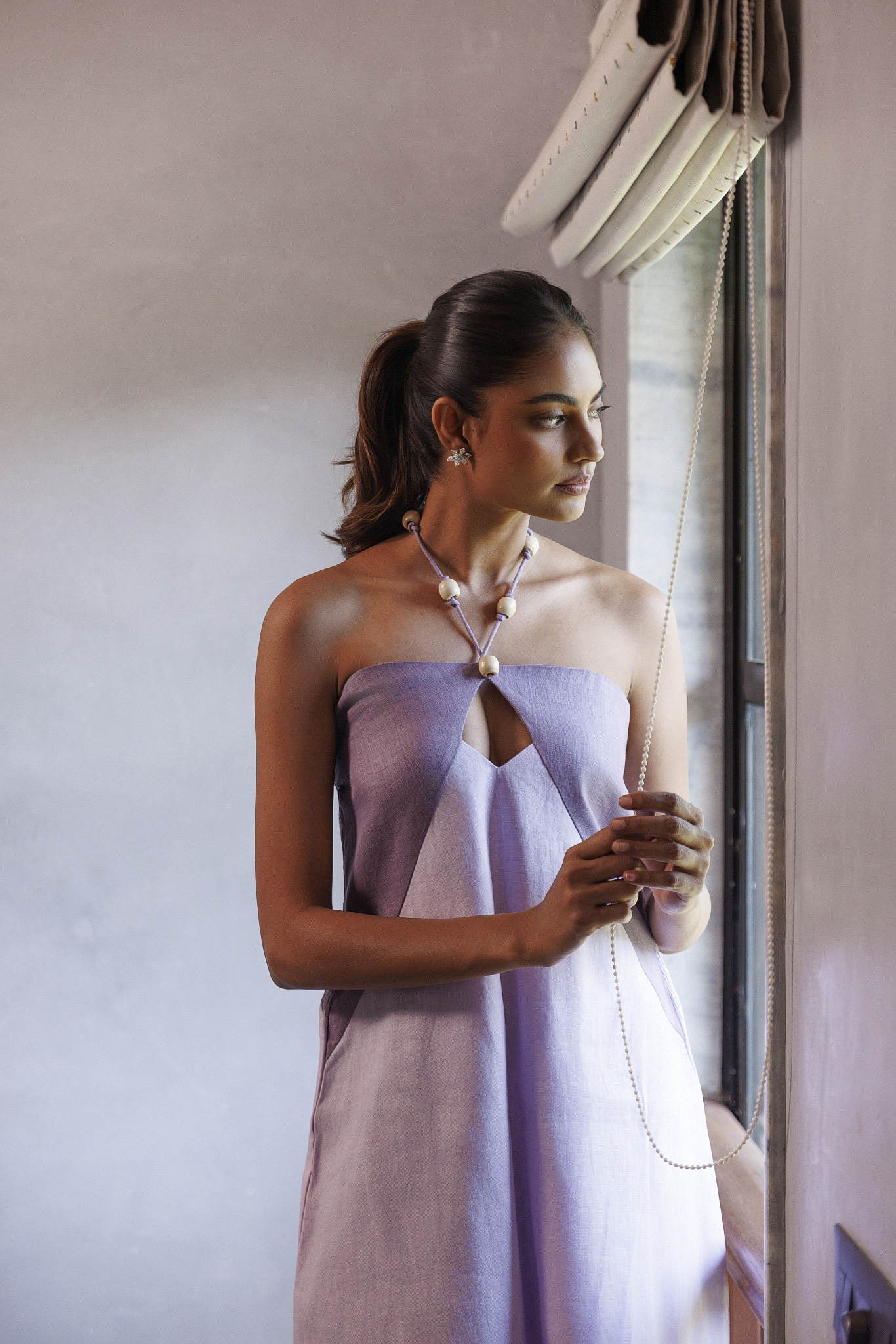 Moana Dress Smoky Lilac
