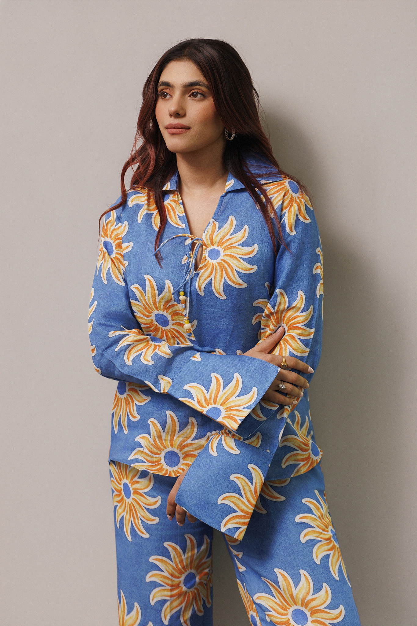 Drift Shirt Solar Bloom