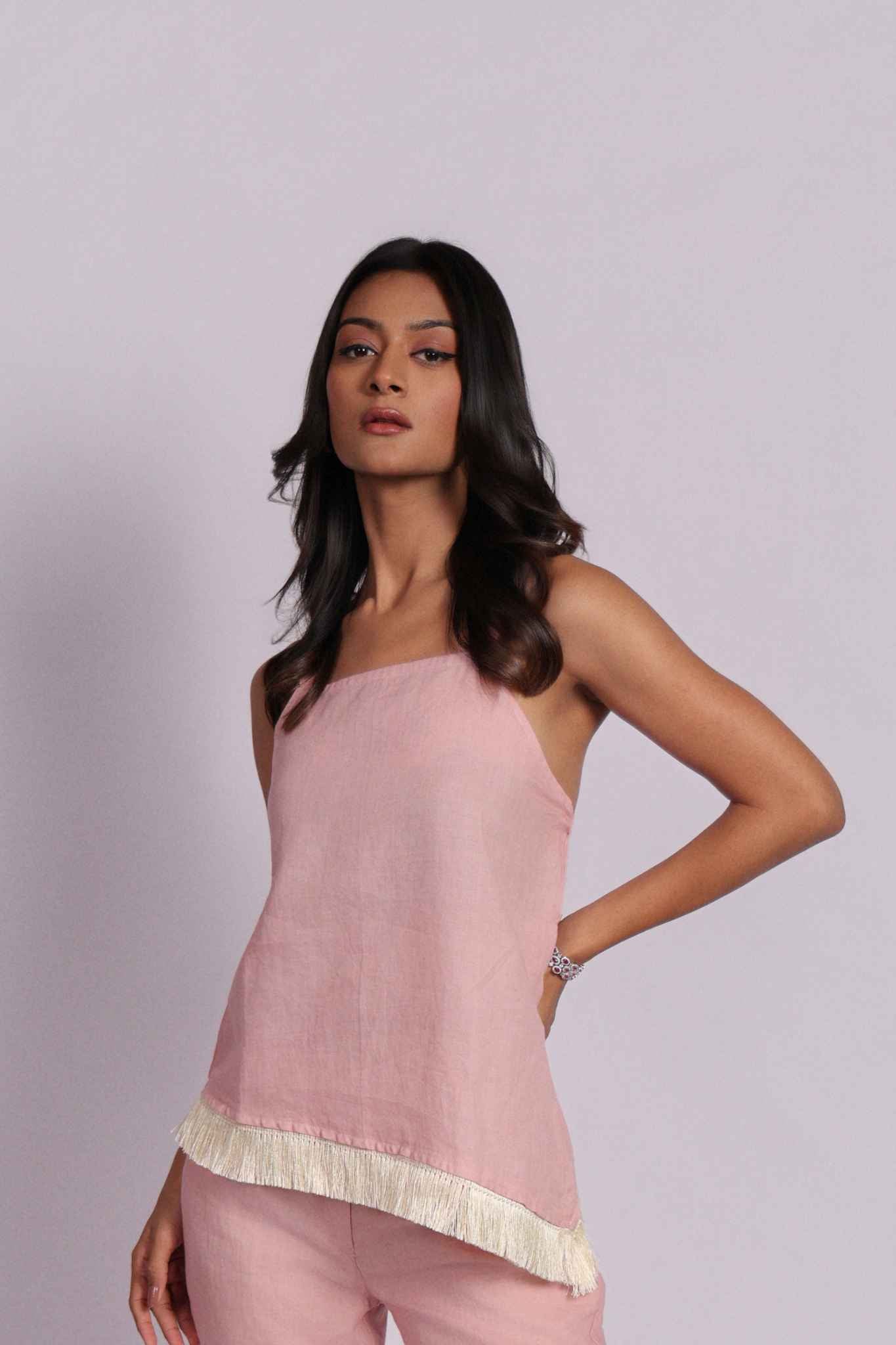 Aria Top Powder Pink